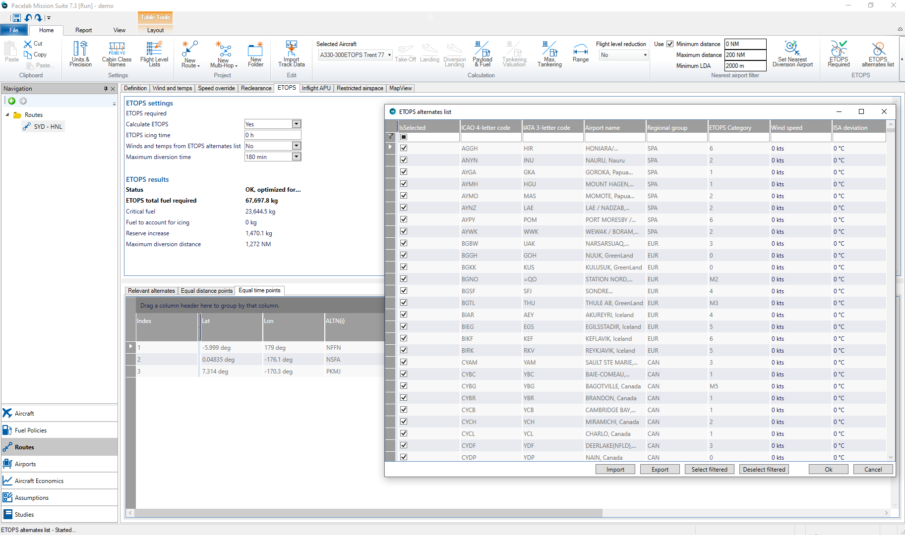 Pacelab MS 7.3 ETOPS
